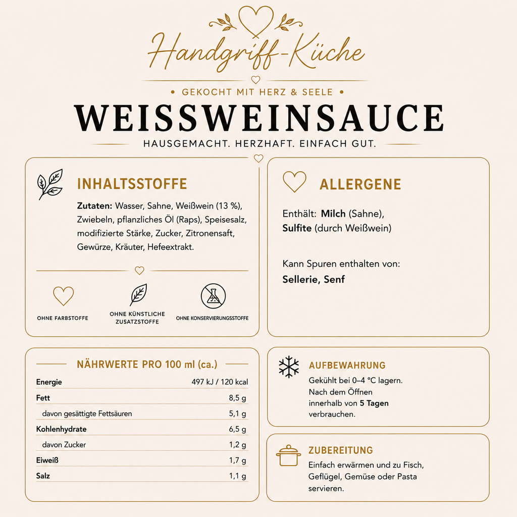 Hausgemachte Saucen