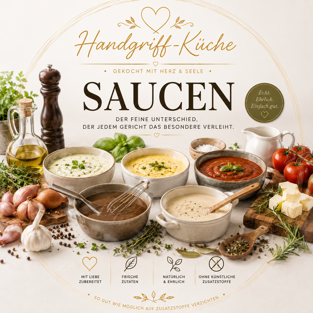Hausgemachte Saucen