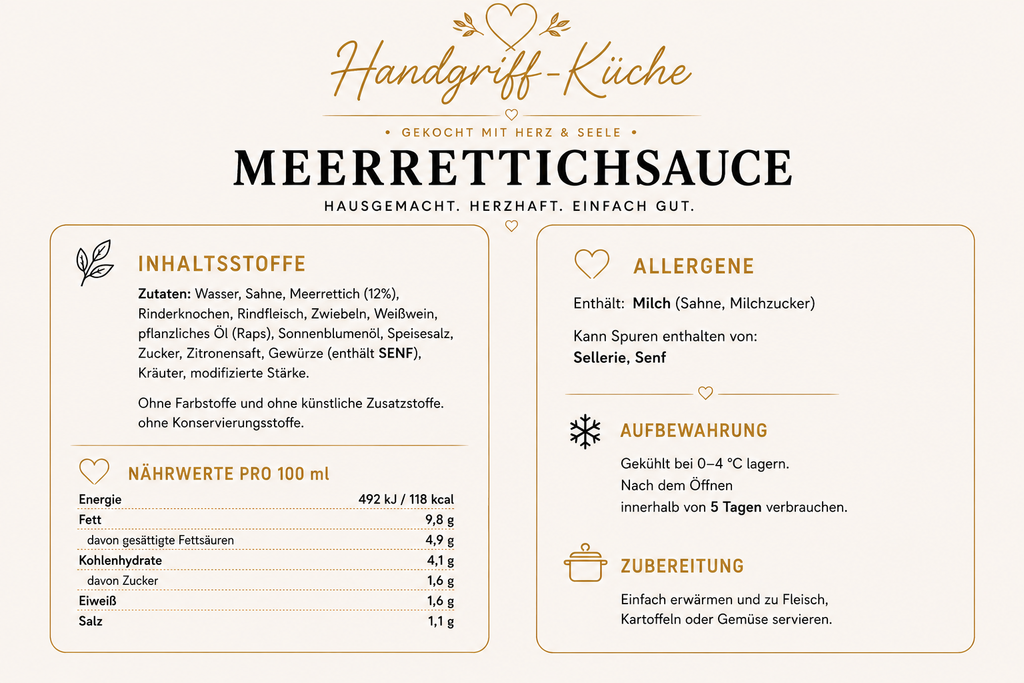 Hausgemachte Saucen